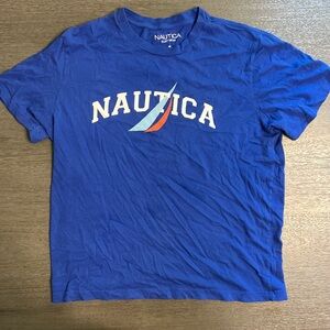Nautica Sail Logo Tee | Royal Blue | Size M